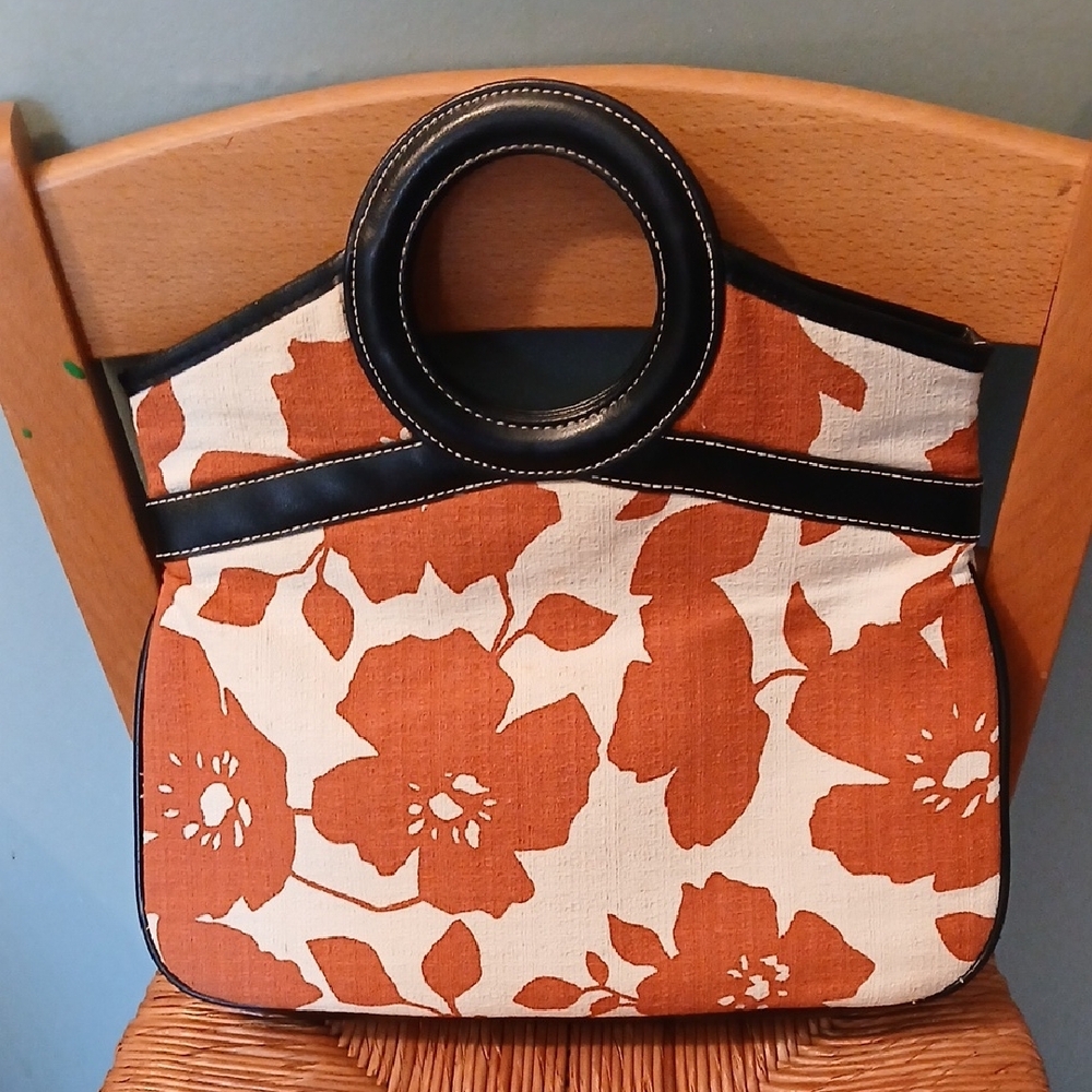 Flowered victorias Secret Bag.